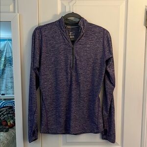 Nike Dri-FIT Heathered Purple Pullover